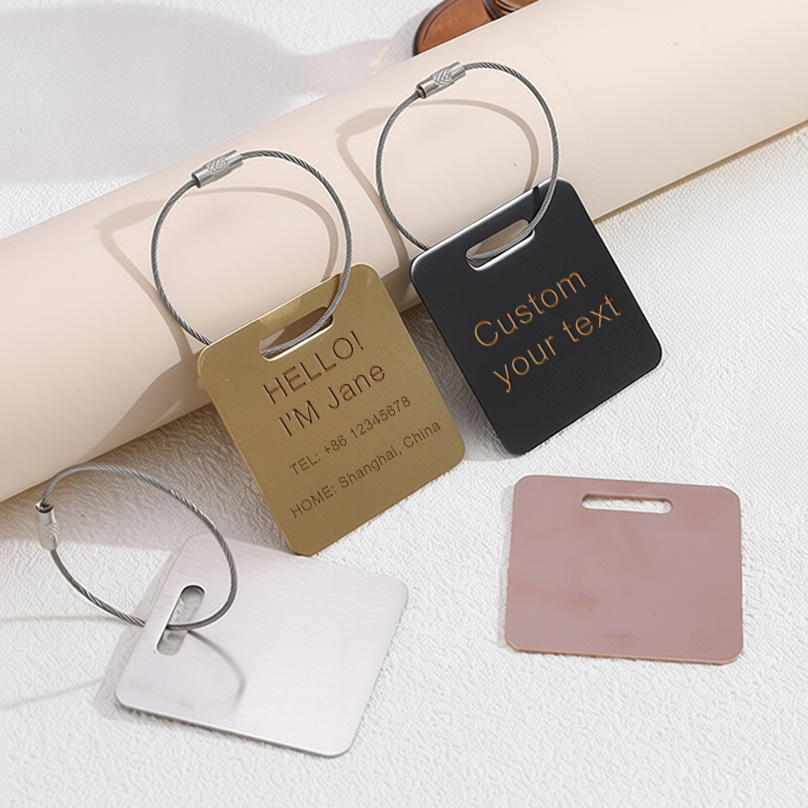 Industrial Laser Marker - Etichetta per Bagagli Personalizzata con Incisione