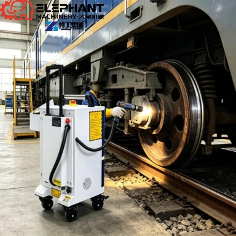 Industrial Laser Paint Remover - Macchina per Pulizia Laser a Fibra