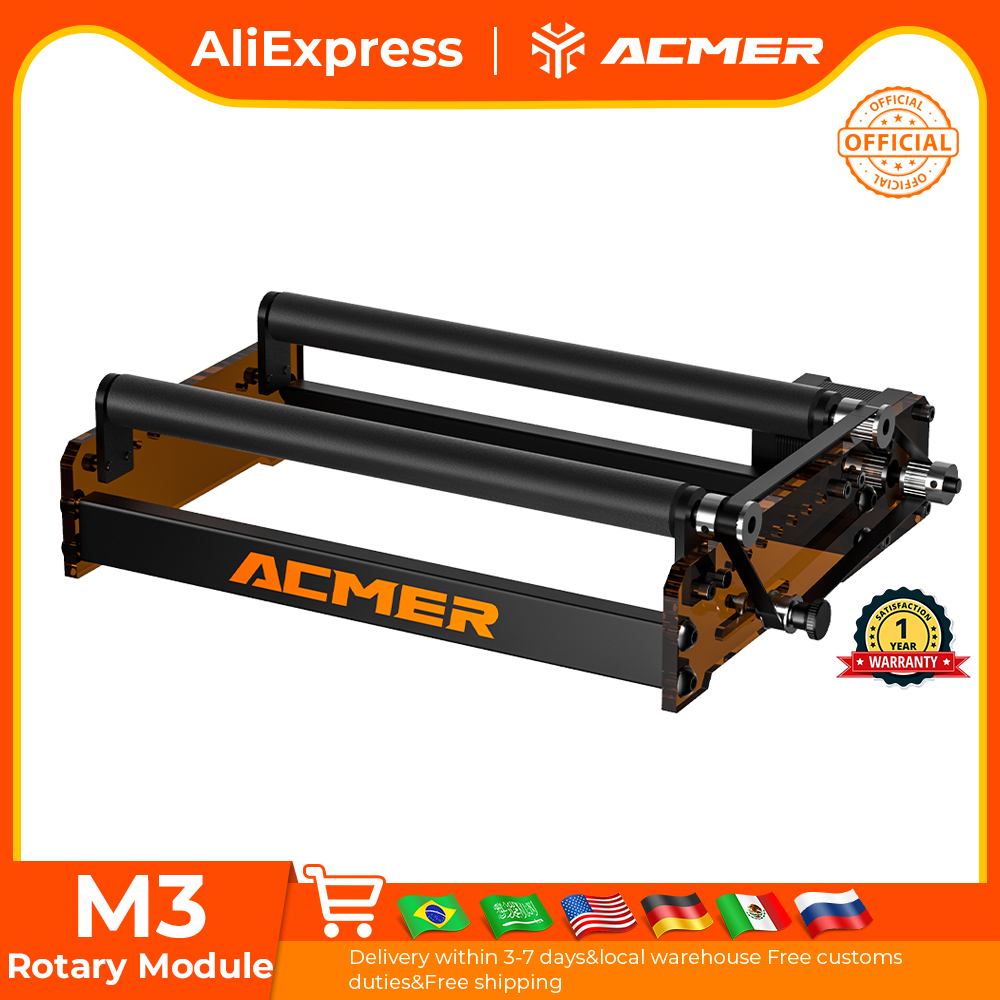 Industrial Laser Cutter - Rullo rotante laser ACMER M3 360