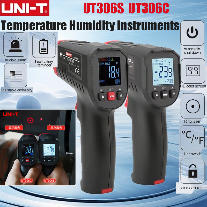 UNI-T UT306S UT306C Termometro - Industrial Laser Temperature Gun recensione e prezzo