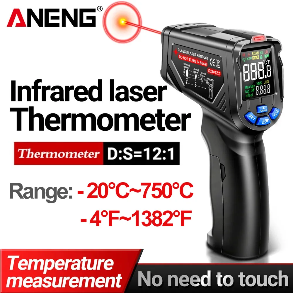 Termometro Laser a Infrarossi  - Industrial Laser Temperature Gun recensione e prezzo