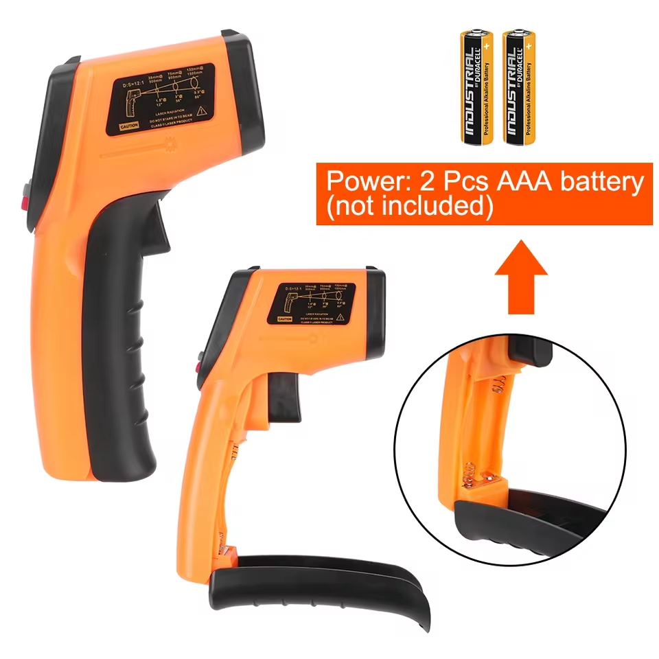 Nuovo Termometro Digitale a In - Industrial Laser Temperature Gun recensione e prezzo