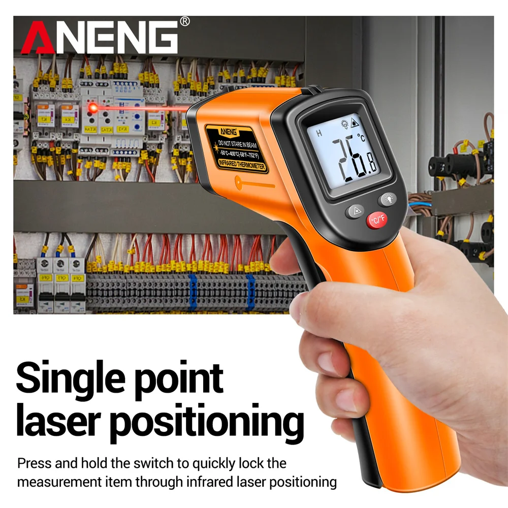 ANENG TH201 Termometro a Infra - Industrial Laser Temperature Gun recensione e prezzo