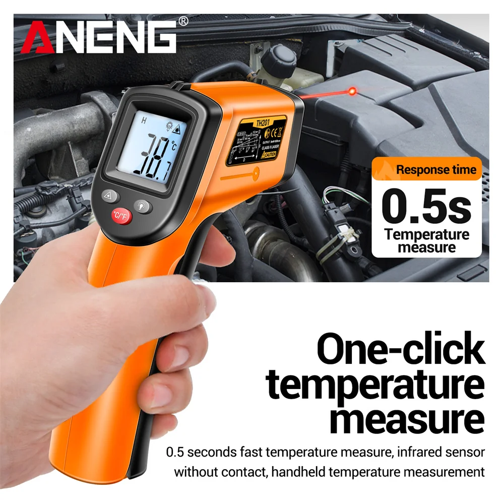 ANENG TH201 Termometro a Infra - Industrial Laser Temperature Gun recensione e prezzo