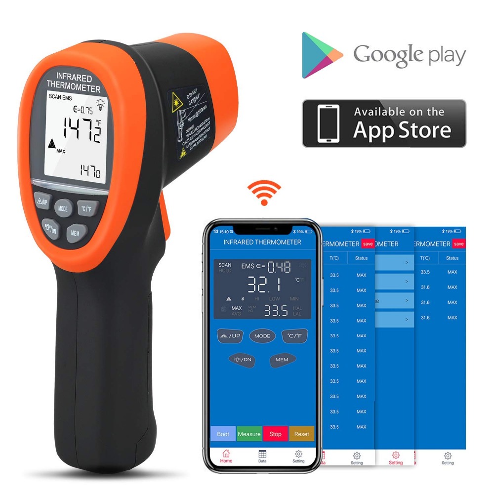 Termometro IR senza contatto c - Industrial Laser Temperature Gun recensione e prezzo