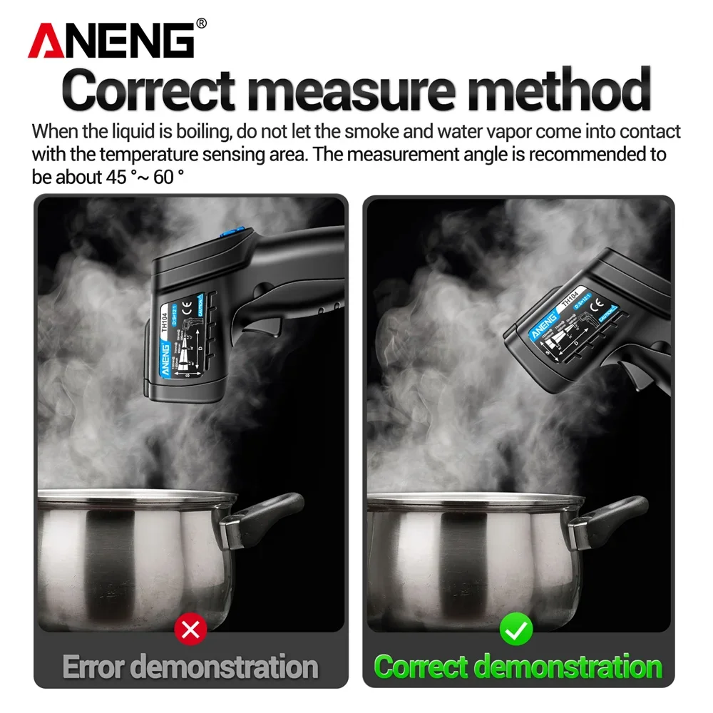 ANENG TH104 Termometro a Infra - Industrial Laser Temperature Gun recensione e prezzo