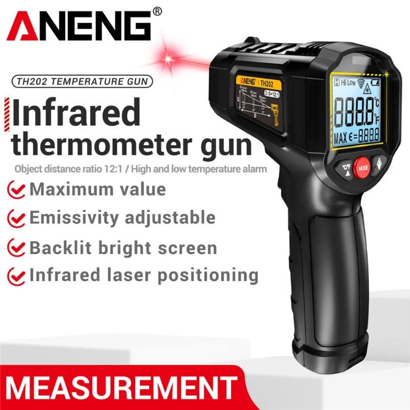 Termometro a Infrarossi Senza  - Industrial Laser Temperature Gun recensione e prezzo